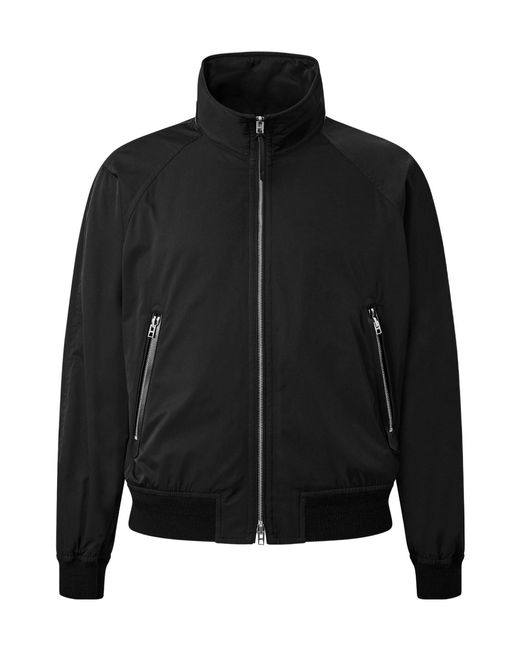 Tom Ford Black Zip-Up Bomber Jacket for men