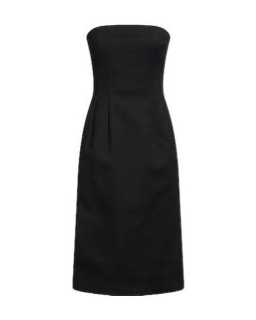 Sportmax Black Bodycon Sleeveless Maxi Dress