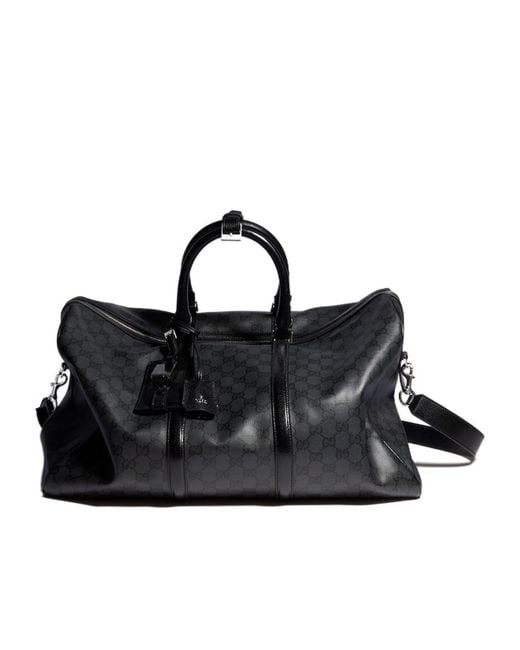 Gucci Black Essence Classic Medium Duffle Bag for men