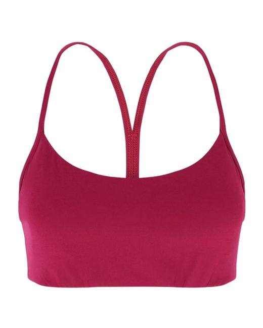 lululemon athletica Red Racerback Sports Bra