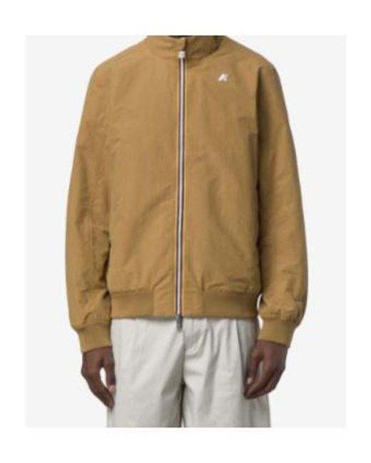 K-Way Brown Arsene Reversible Jacket for men