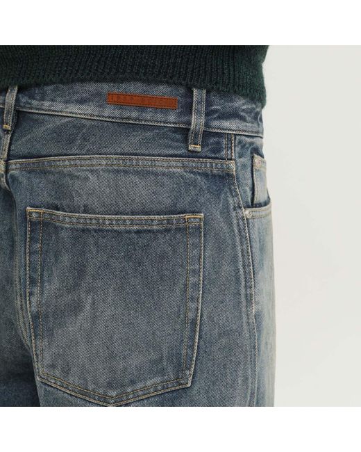 1989 STUDIO Gray Relaxed Fit Jeans for men