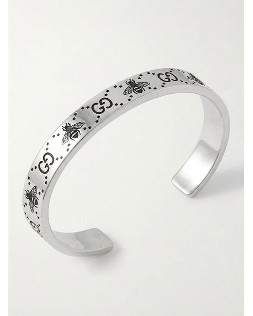 Gucci White Bee Bracelet