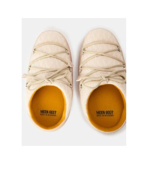 Moon Boot Natural Simple Versatile Mule Shoes