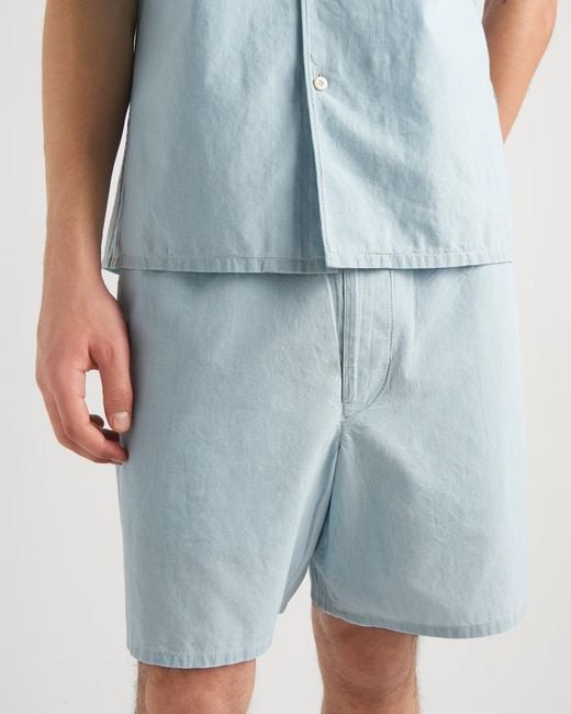 Prada Blue Elasticated Waistband Bermuda Shorts for men