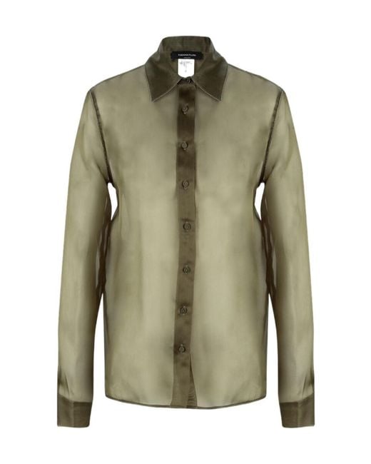 Fabiana Filippi Green Long Sleeve Shirt