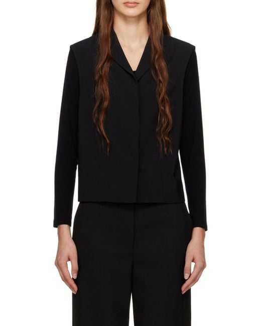 The Row Black Sleeveless Vest