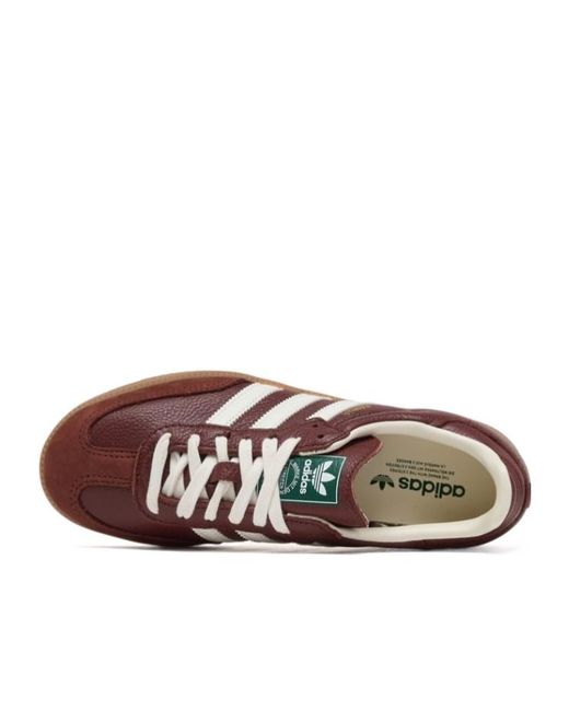 Adidas Originals Brown Samba Og Low-Top Sneakers for men