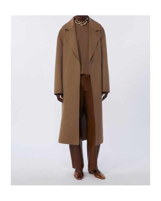 Max Mara Brown 'S Hobby Long Coat