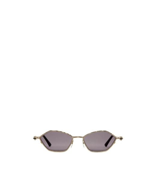 Kuboraum White Geometric-Frame Sunglasses for men