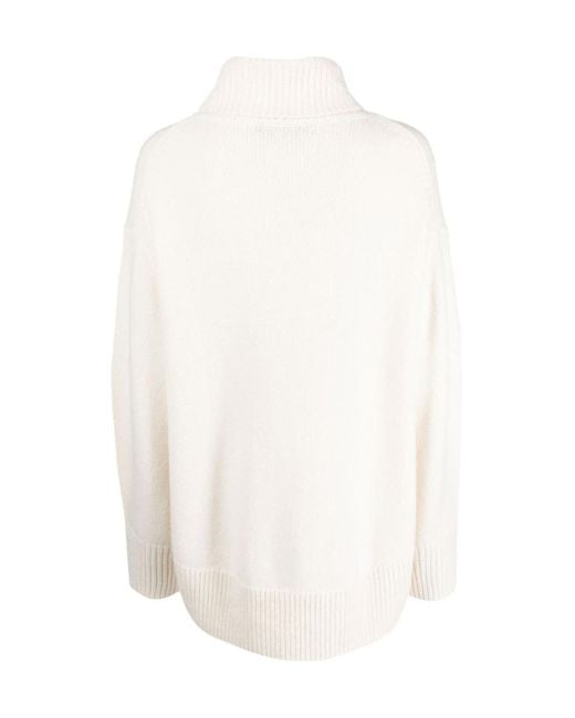 arch4 White Turtleneck Pullover