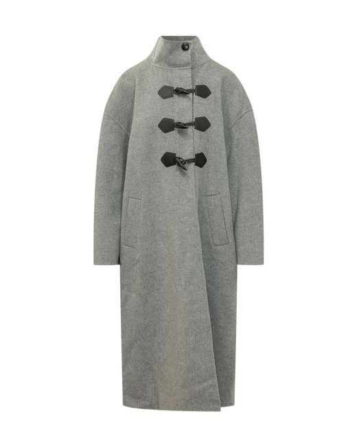 Ba&sh Gray Kaya Toggle Coats