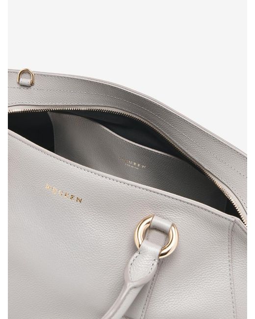 McQueen Metallic Farringdon Medium Tote Bag