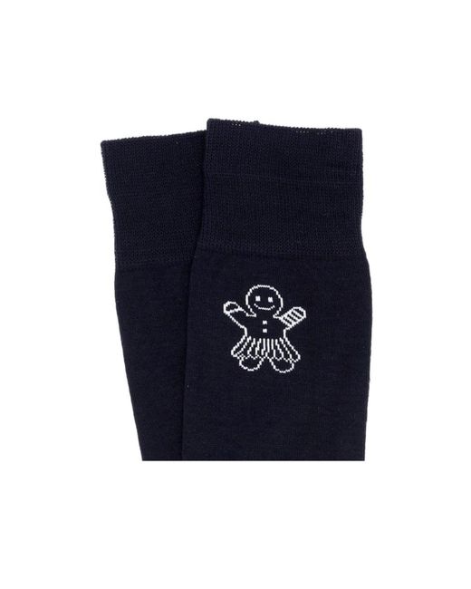 Thom Browne Blue Elastic Ankle Socks for men
