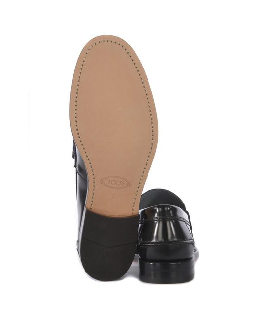 Tod's Black Slip-On Loafers for men