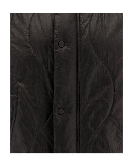 Herno Black Laminar Quilted Vest Jacket for men