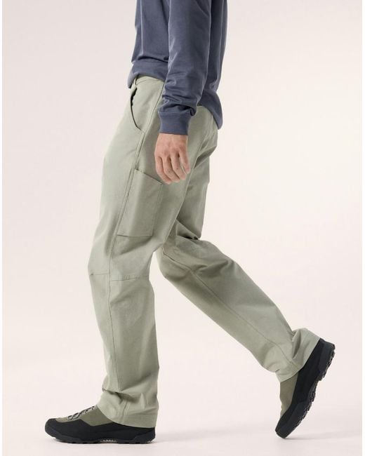 Arc'teryx Gray Cronin Cotton Pant for men