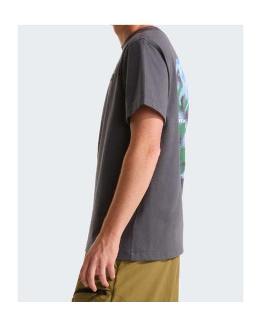 The North Face Gray Logo-Print T-Shirt for men