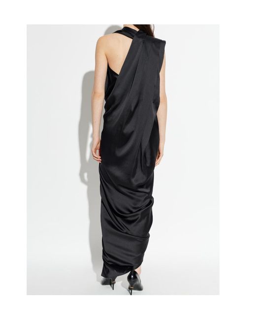 Vivienne Westwood Black Ruched Dress