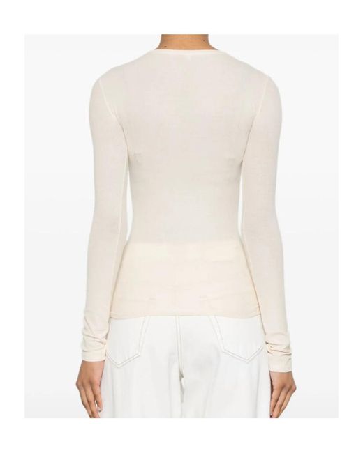 Baserange White Long-Sleeved Sweater
