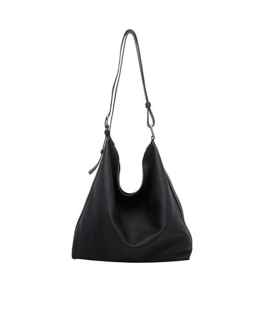 The Row Black Adjustable Shoulder Bag