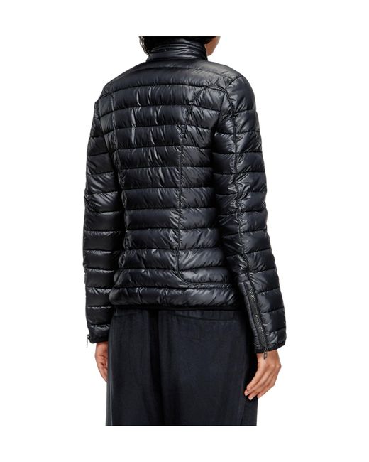 DIESEL Blue Quilted Puffer Jacket
