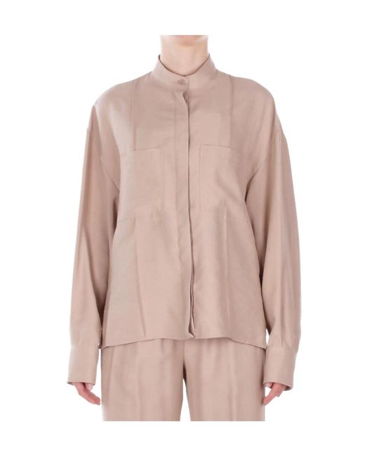 Dondup Pink Utility Pocket Shirt