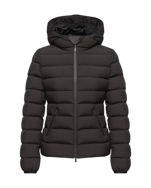 Moncler Black Herbes Zip-Up Hooded Jacket