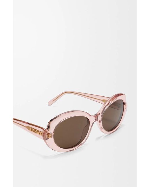 Loewe Multicolor Mini Oval Slim Sunglasses