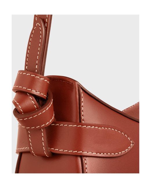 Céline Red Besace Noeuds Français