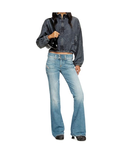 DIESEL Blue D-Hush Bootcut Jeans