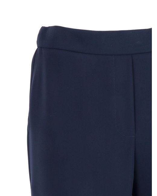 P.A.R.O.S.H. Blue P.A.R.O..H. Straight Leg Trousers