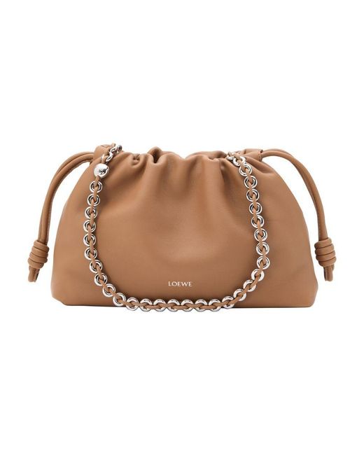 Loewe Brown Medium Flamenco Bag