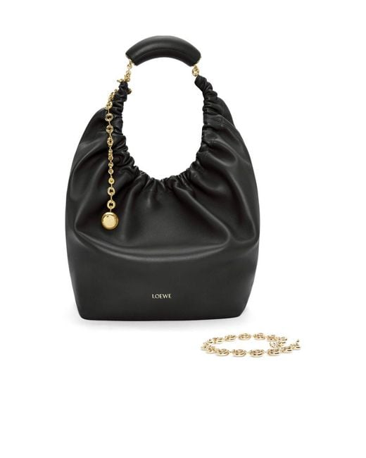 Loewe Black Squeeze Medium Shoulder Bag