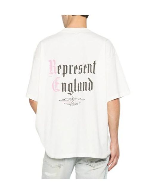 Represent White Private Members T-Shirt for men