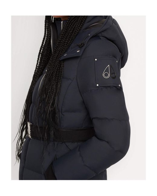 Moose Knuckles Black Long-Sleeved Down Jacket
