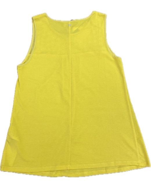 Weekend by Maxmara Yellow Crew Neck Top