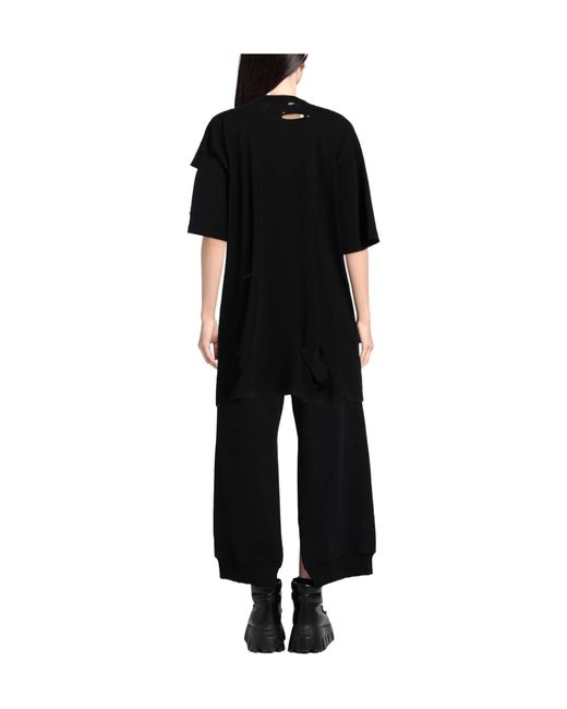 Balenciaga Black Logo-Print T-Shirts