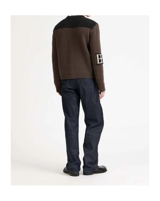 J.W. Anderson Black Jw Anderson Long Sleeve Buttoned Cardigan for men