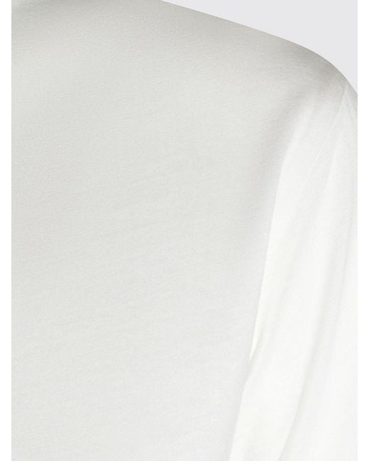 Thom Krom White Crew-Neck T-Shirt