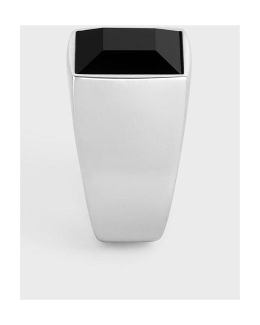 Céline White Aiguise Ring for men