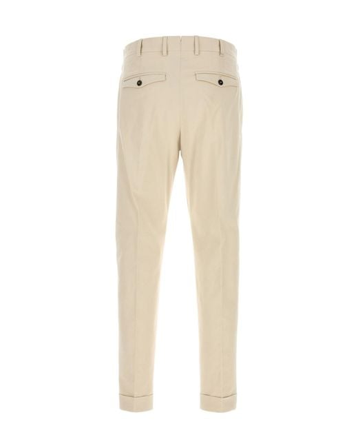 Pt Pantaloni Natural Pt Torino Rebel Pleated Pants for men