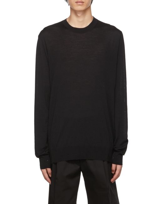 Golden Goose Deluxe Brand Black Long-Sleeved Jumper for men