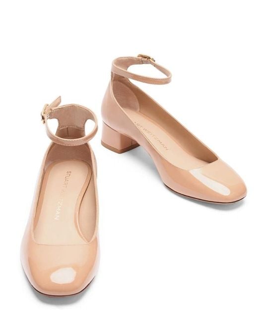 Stuart Weitzman Natural 35Mm Jane Pumps