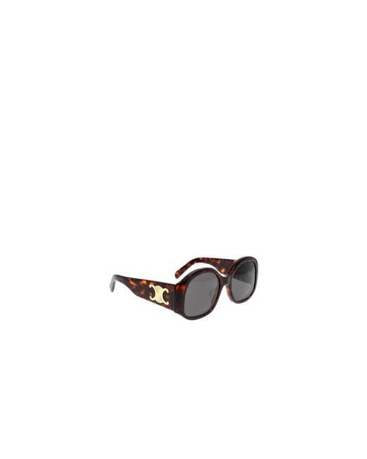 Céline White Logo Sunglasses