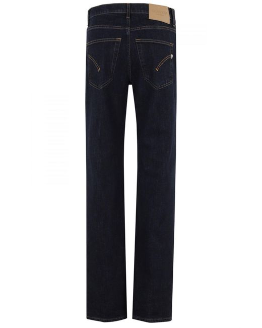 Dondup Blue Button-Fly Jeans