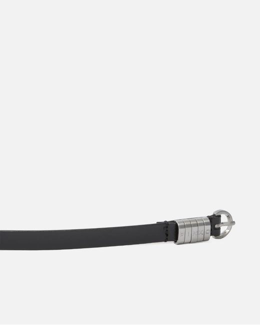 Pinko White Logo-Plaque Buckle Belt