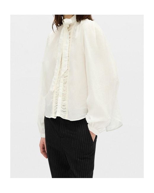 Ann Demeulemeester White Carina Shirt