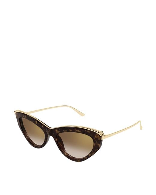 Cartier Multicolor Cat-Eye Sunglasses