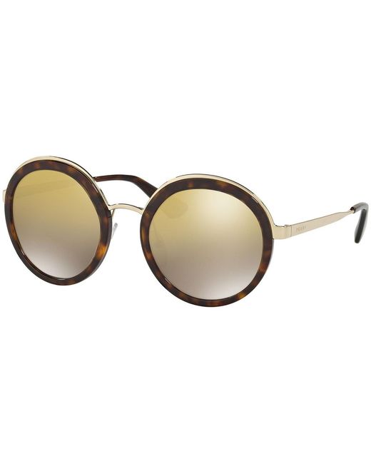 Prada Metallic Logo Sunglasses